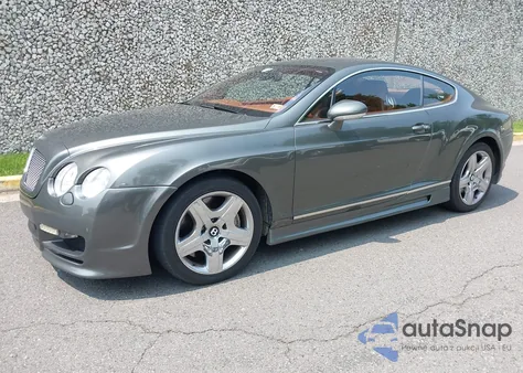 2005 Bentley Continental Gt из США, поврежденный, VIN SCBCR63W45C024347